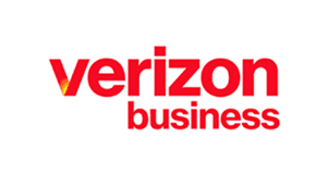 Verizon Business logo in red text.